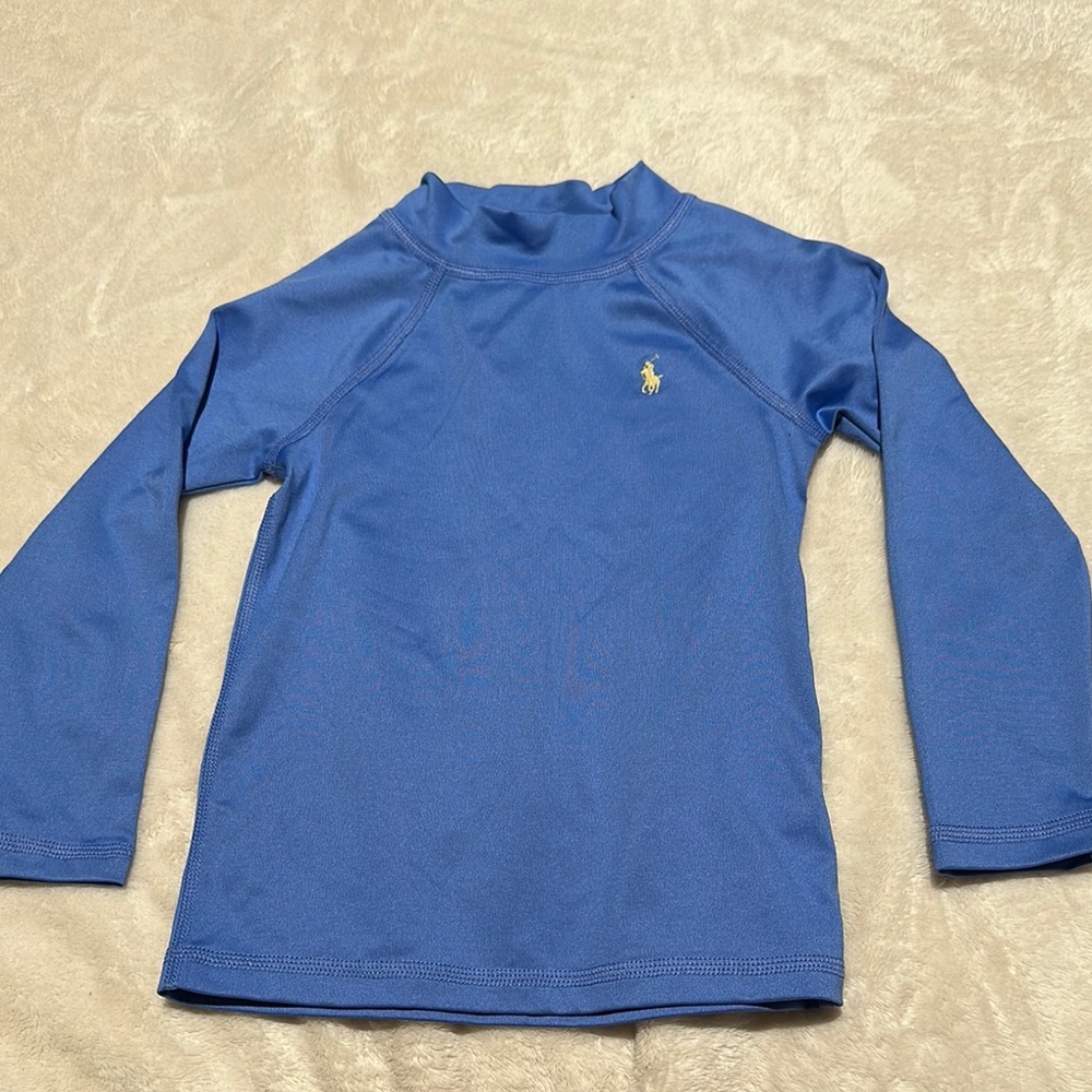 Ralph Lauren Kids Blue Rashguard